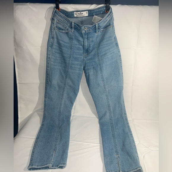 Hollister Curvy Ultra High-Rise Skinny Ankle Jeans Women's Size W28xL28Blue - Picture 3 of 8
